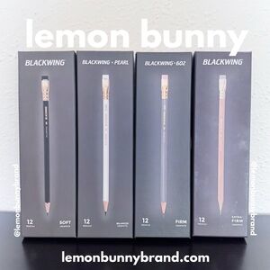 Blackwing Legacy Pencils Matte Pearl 602 Natural — Set of 48 w/4 Boxes Brand New